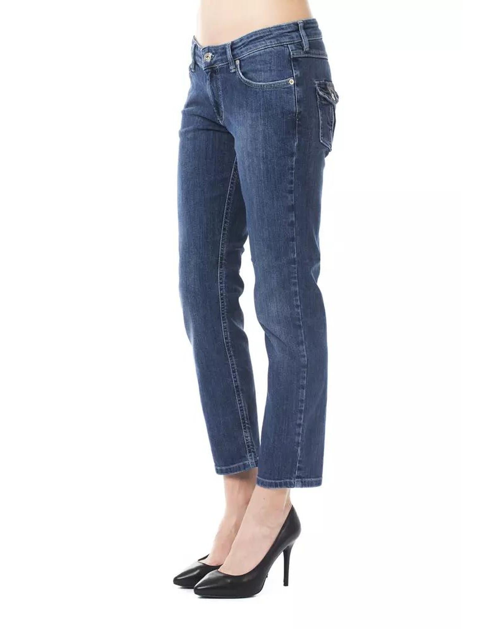 Ungaro Fever Women's Light Blue Cotton Jeans & Pant - W30 US Secondary image