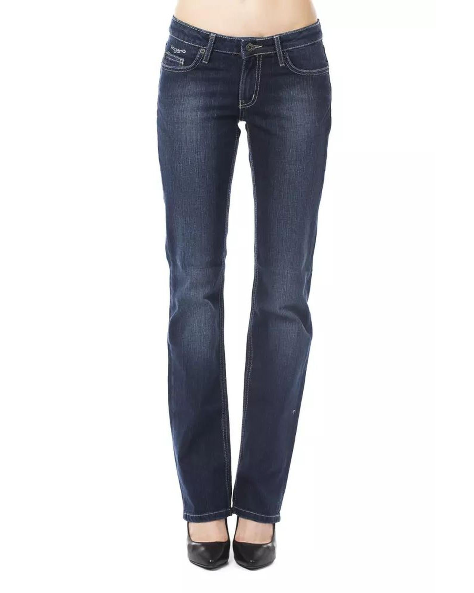 Ungaro Fever Women's Blue Cotton Jeans & Pant - W30 US Main image