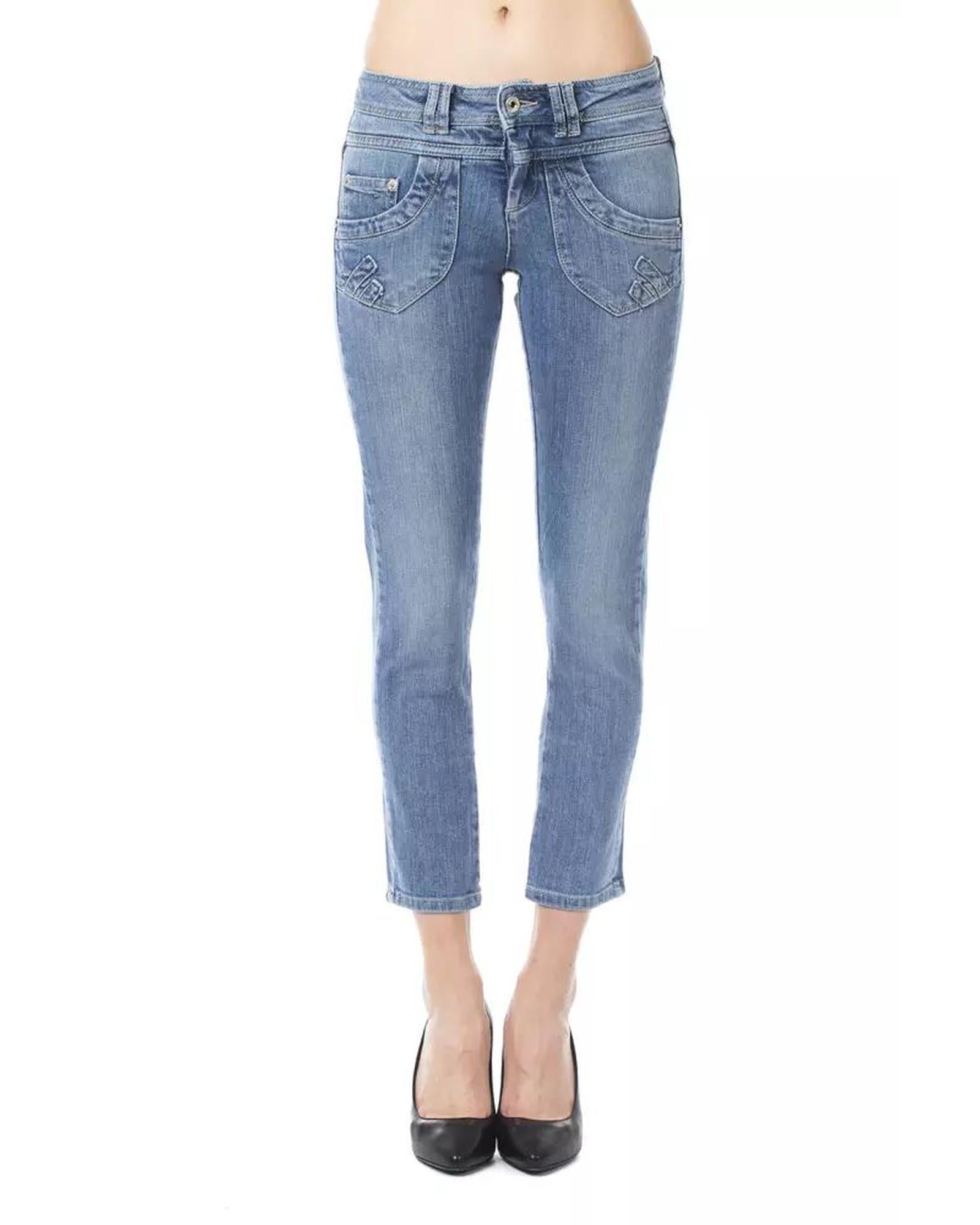 Ungaro Fever Women's Light Blue Cotton Jeans & Pant - W30 US Main image