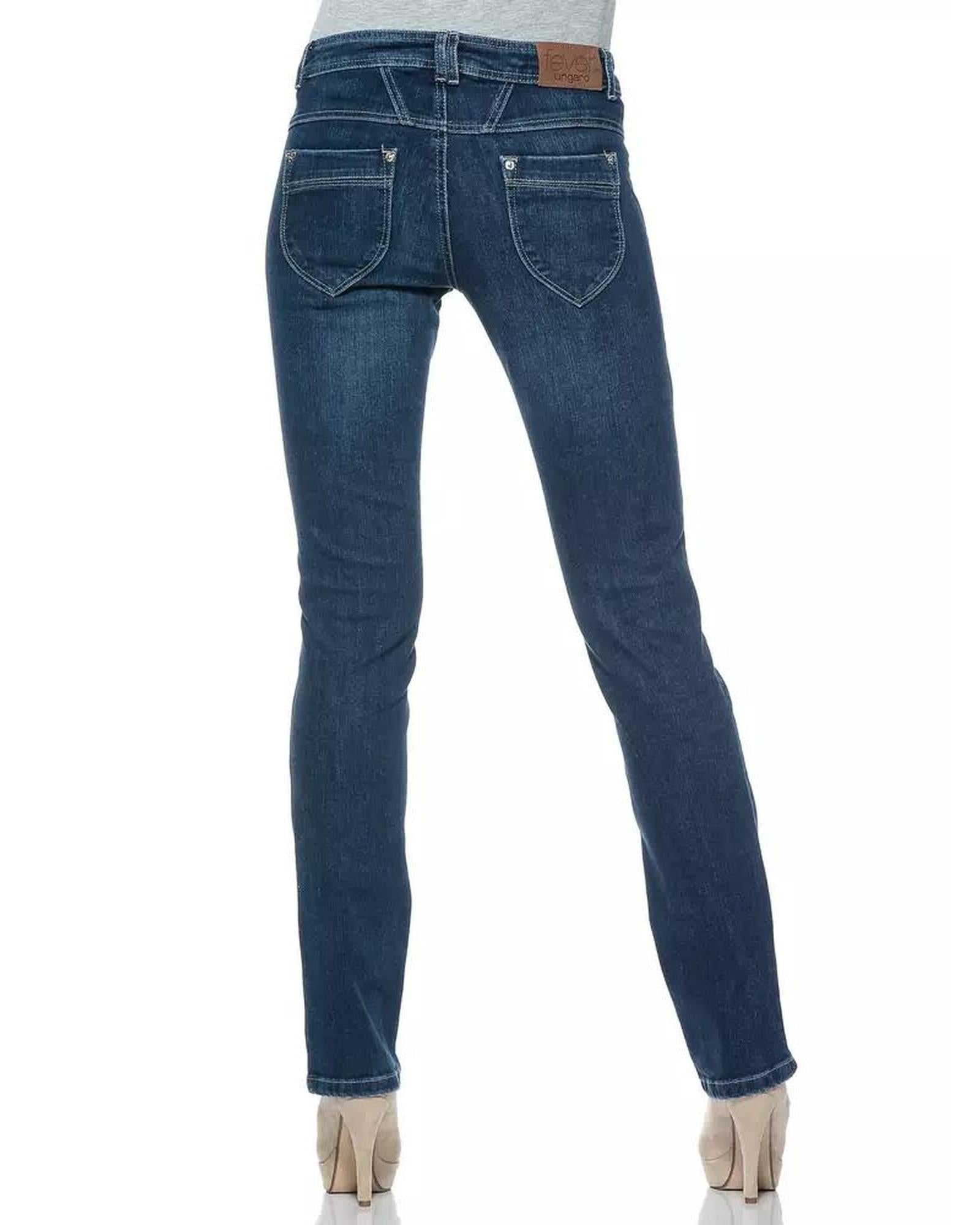 Ungaro Fever Women's Blue Cotton Jeans & Pant - W29 US Secondary image