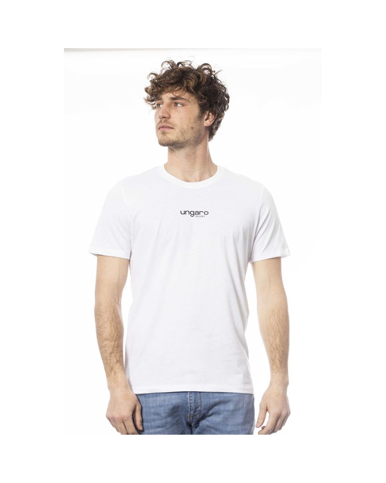 Ungaro Sport Men's Elegant Crew Neck Logo Tee - 2XL Main image