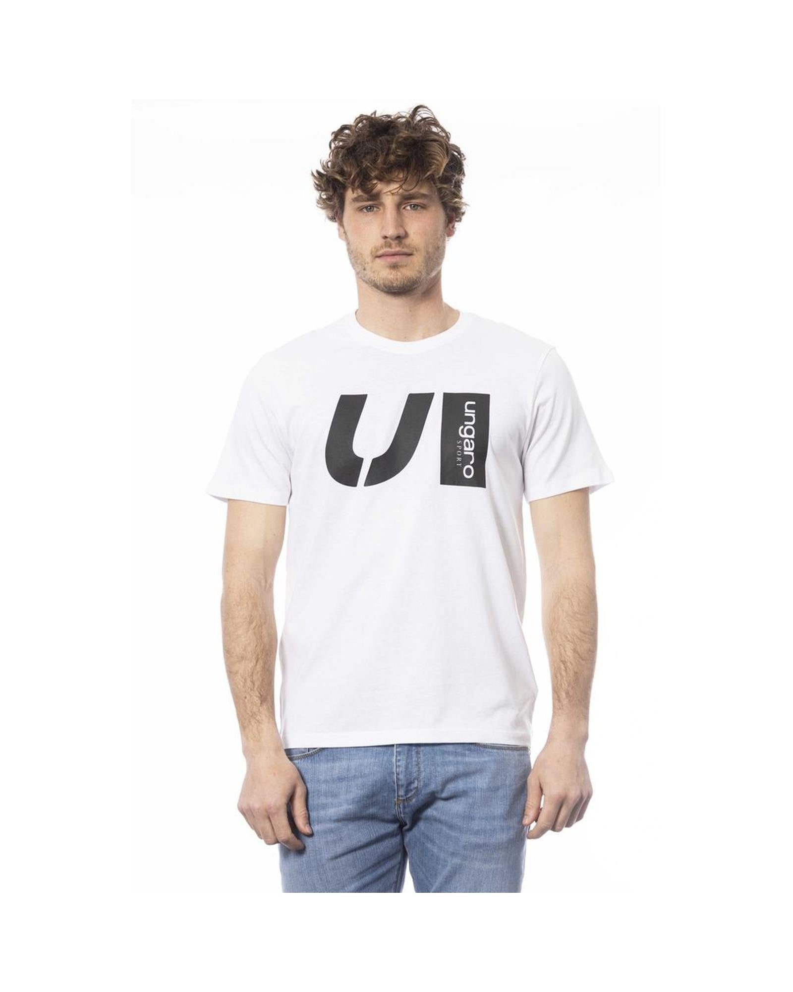 Ungaro Sport Men's Elegant Crew Neck Cotton Tee - 2XL Main image