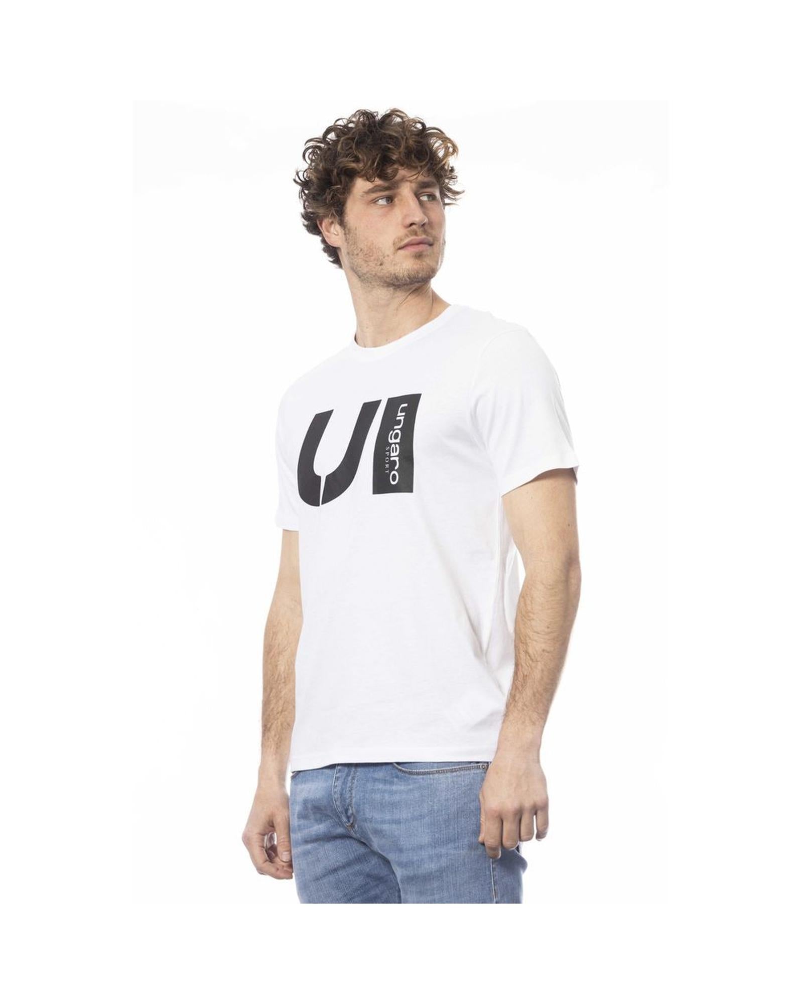 Ungaro Sport Men's Elegant Crew Neck Cotton Tee - 2XL Secondary image