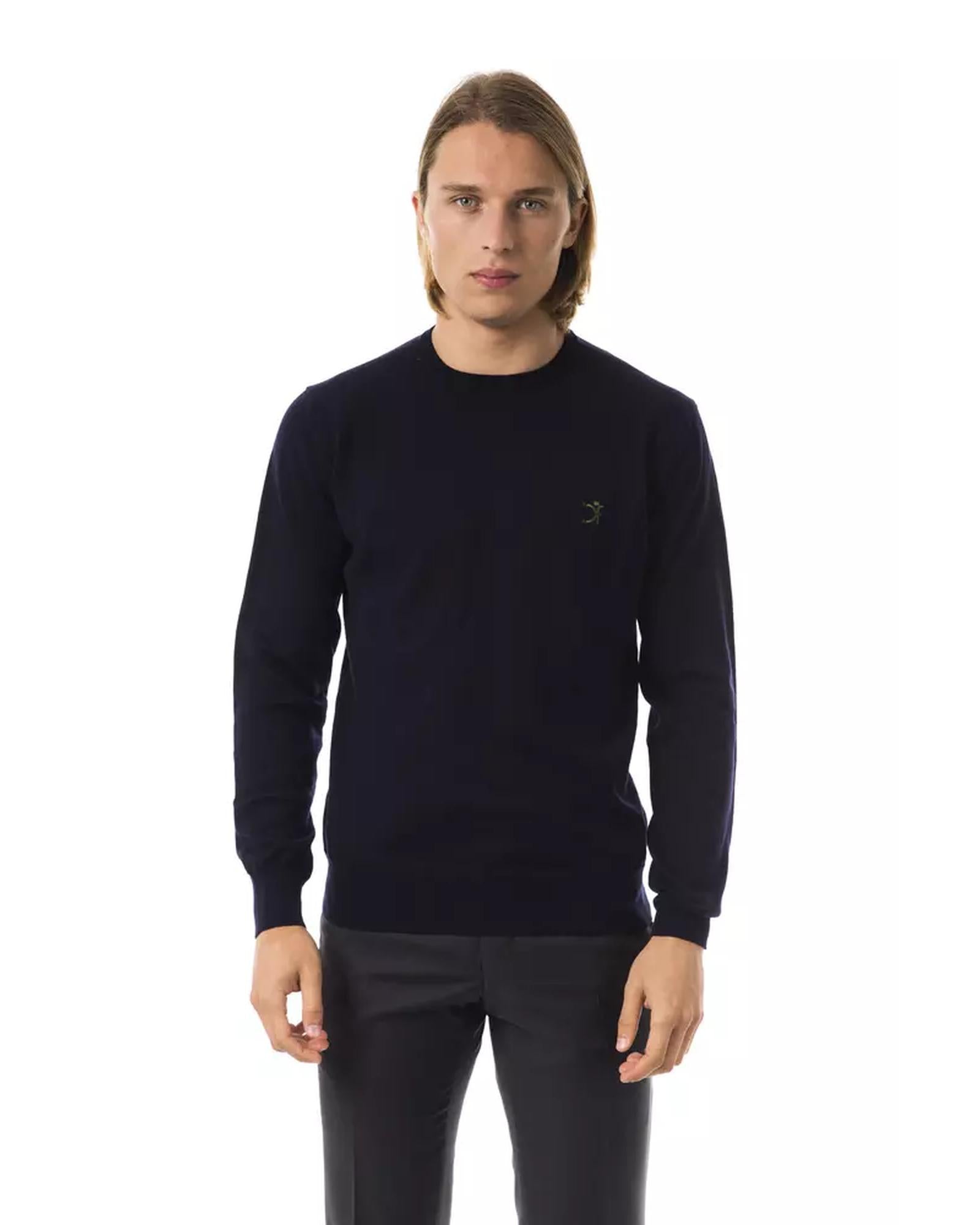 Embroidered Extrafine Wool Merinos Sweater S Men Main image