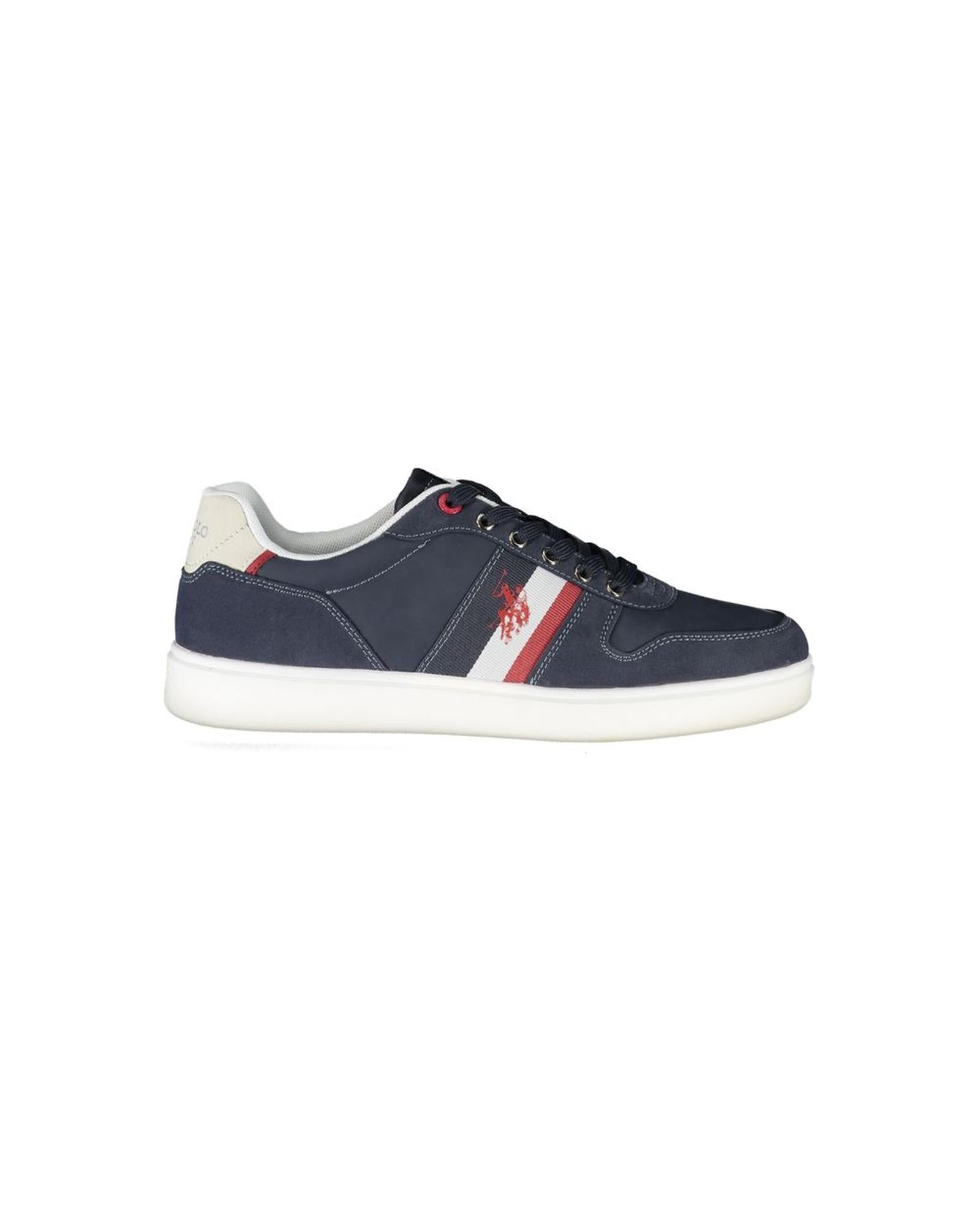 US POLO ASSN Men's Blue Polyester Sneaker - 42 EU Main image