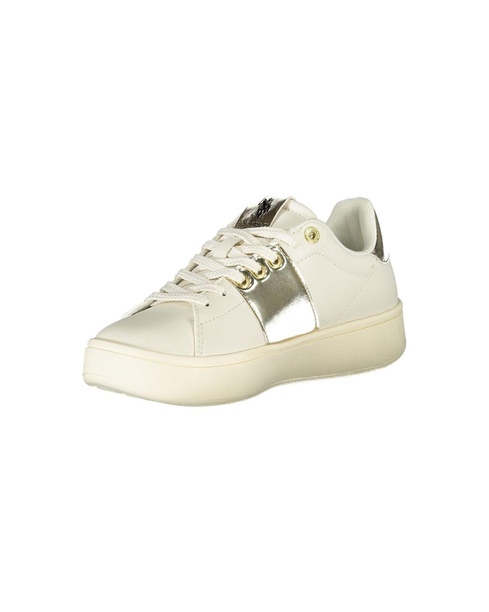 US POLO ASSN Women's Beige Polyester Sneaker - 36 EU Secondary image