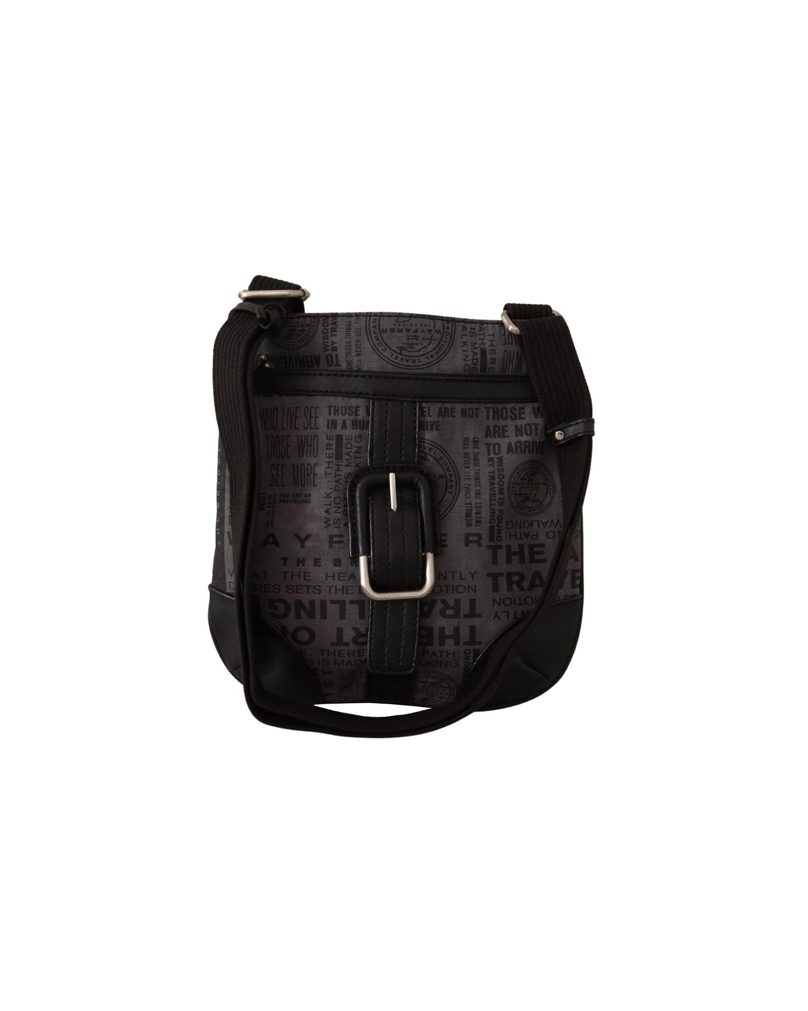 Gray Printed Shoulder Purse Crossbody Bag One Size Women Main image