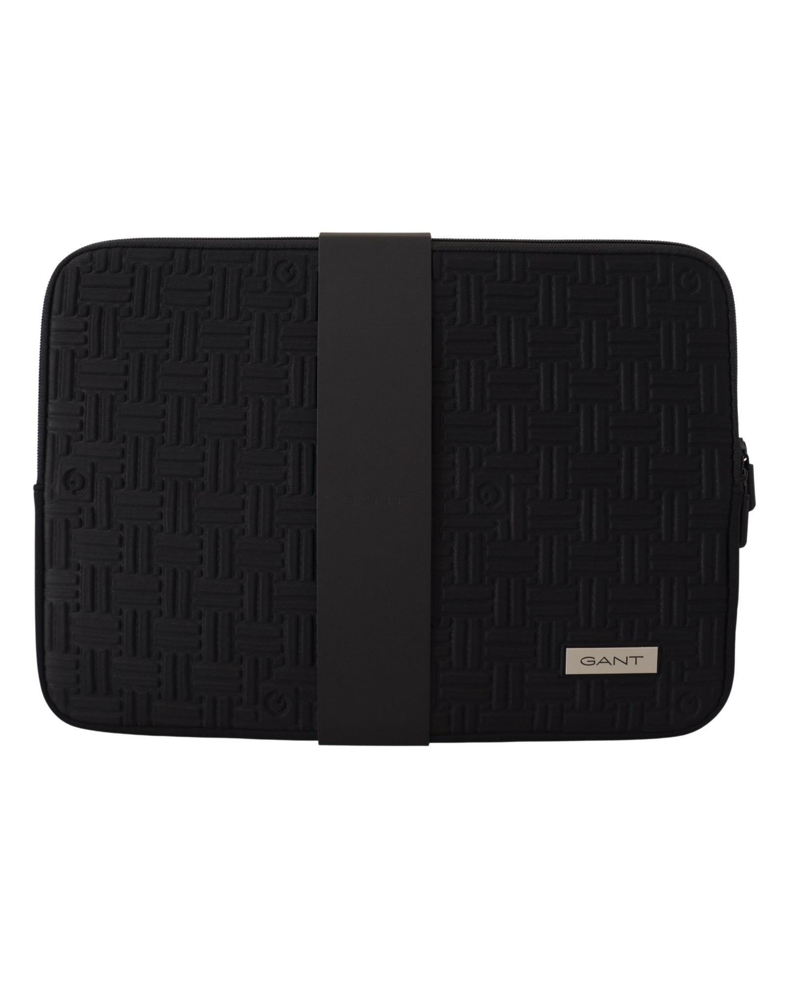 Gant Men's Black Padded Pouch Bag Zipper Cover Sleeve Case - One Size Main image
