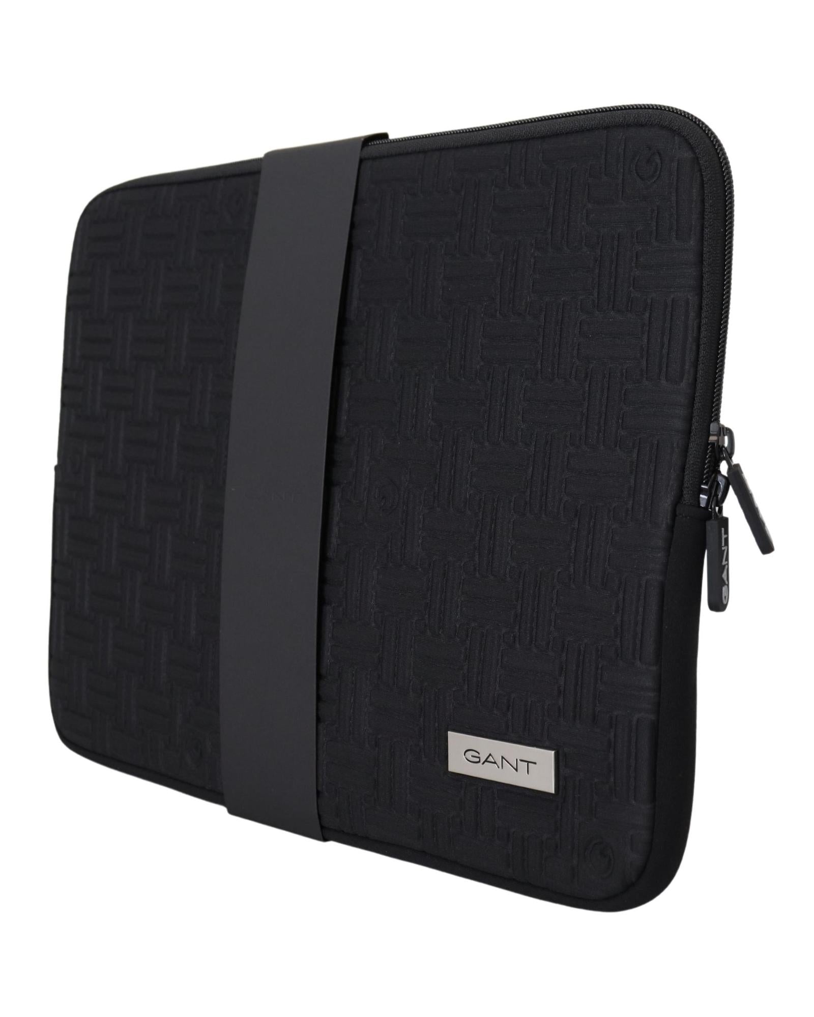 Gant Men's Black Padded Pouch Bag Zipper Cover Sleeve Case - One Size Secondary image