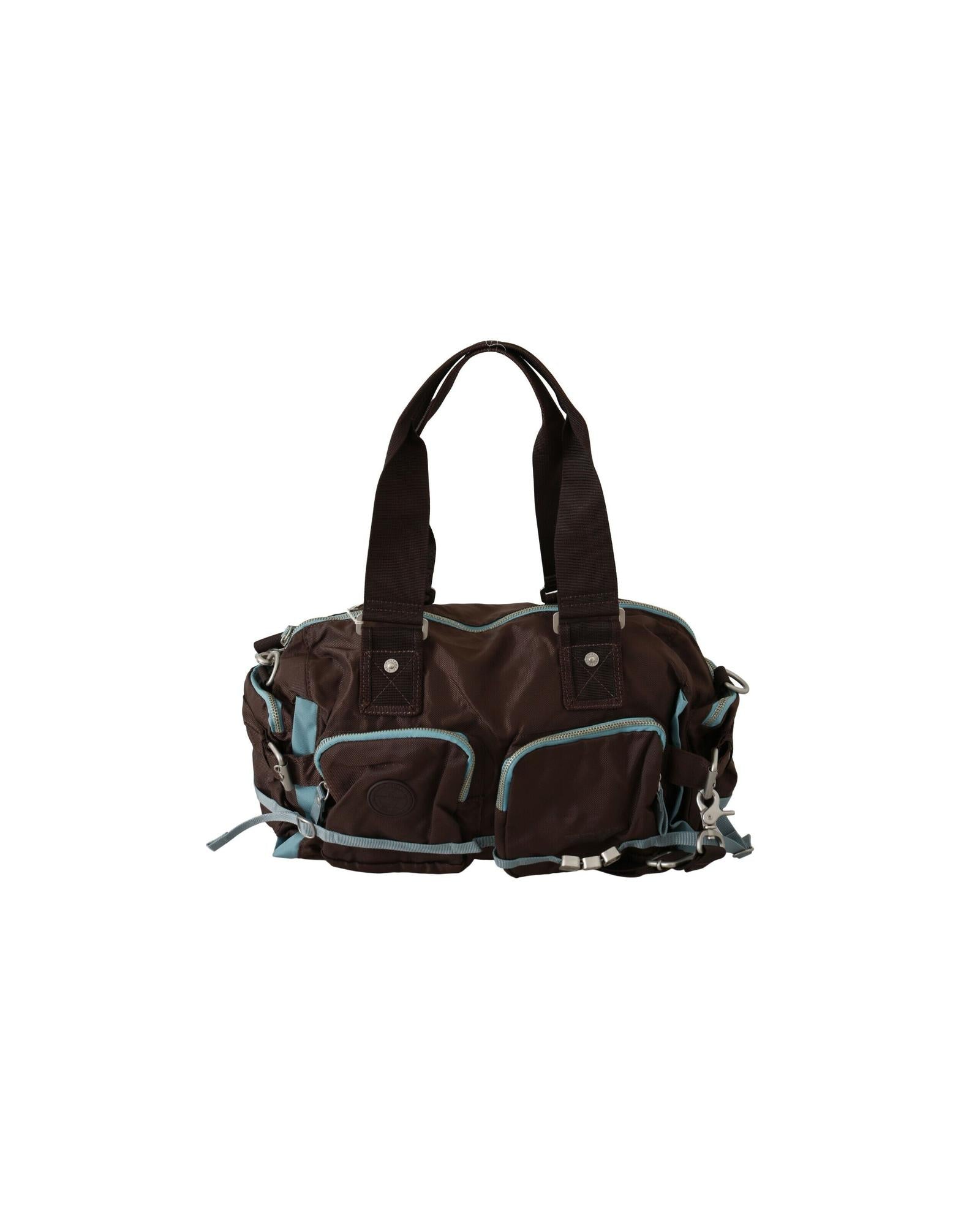 WAYFARER Women Bag - Duffel Style Brown Fabric Logo Details One Size Women Main image