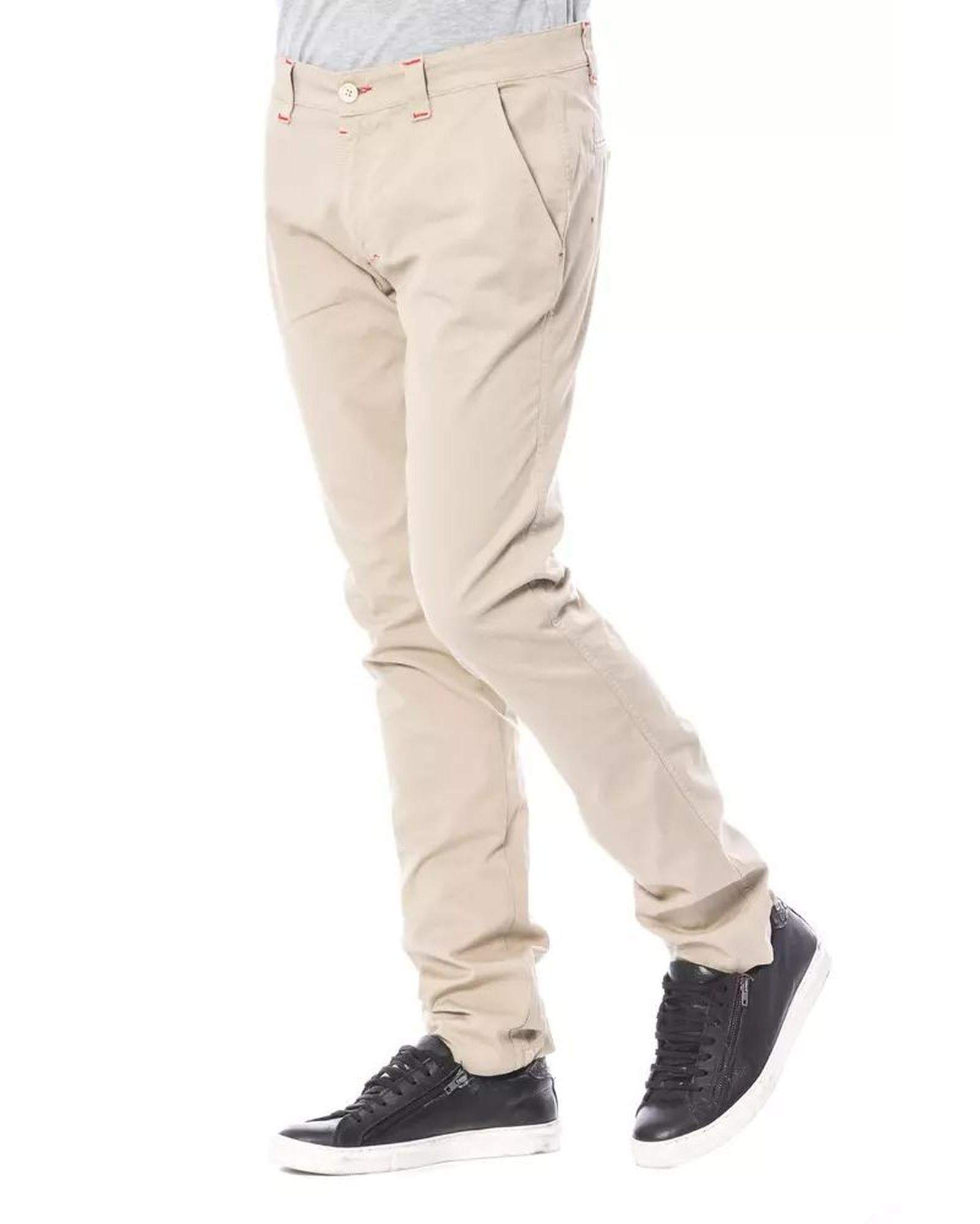 Verri Men's Beige Cotton Jeans & Pant - W31 US Secondary image