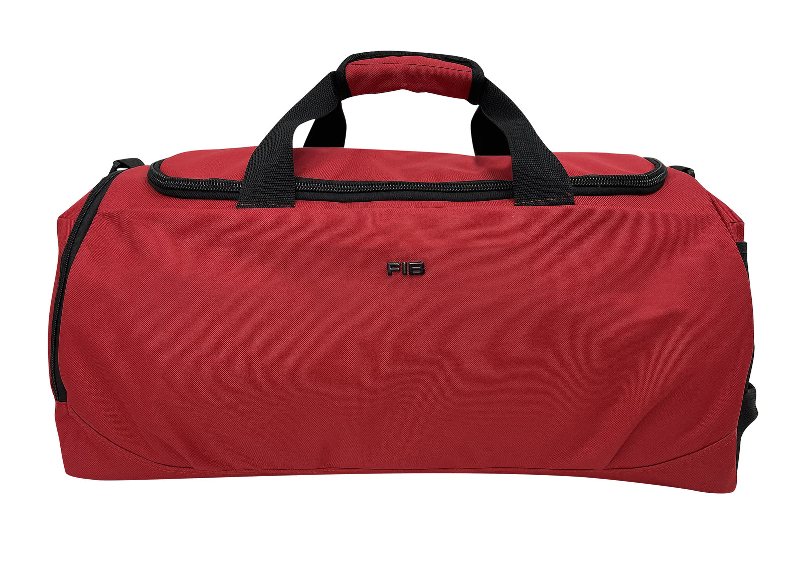 38L FIB Sports Duffle Bag Duffel Gym Canvas Travel Foldable - Red Main image