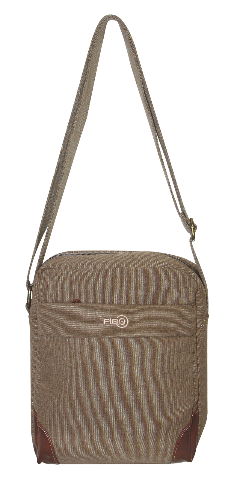 FIB Explorer Canvas Cross Body Travel Bag - Khaki Secondary image