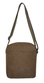 FIB Explorer Canvas Cross Body Travel Bag - Khaki