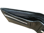 Futura Mens RFID Slim Genuine Leather Wallet - Black