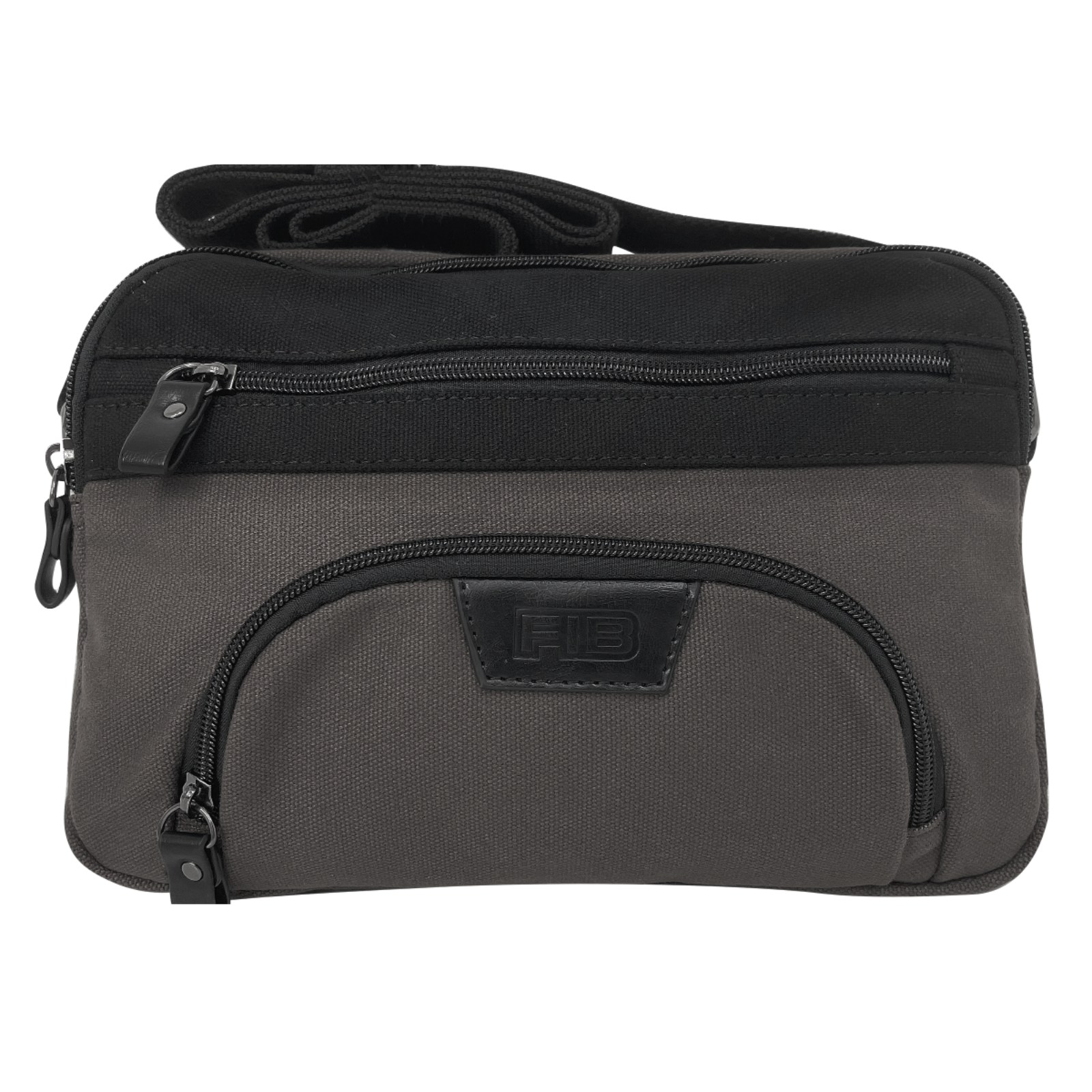 FIB Byron East West Sling Shoulder Bag Travel Adjustable Strap - Black Secondary image
