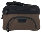 FIB Byron East West Sling Shoulder Bag Travel Adjustable Strap - Brown