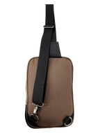 FIB Byron Sling Backpack Bag Travel w/ Single Adjustable Strap - Brown
