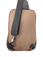 FIB Byron Sling Backpack Bag Travel w/ Single Adjustable Strap - Brown