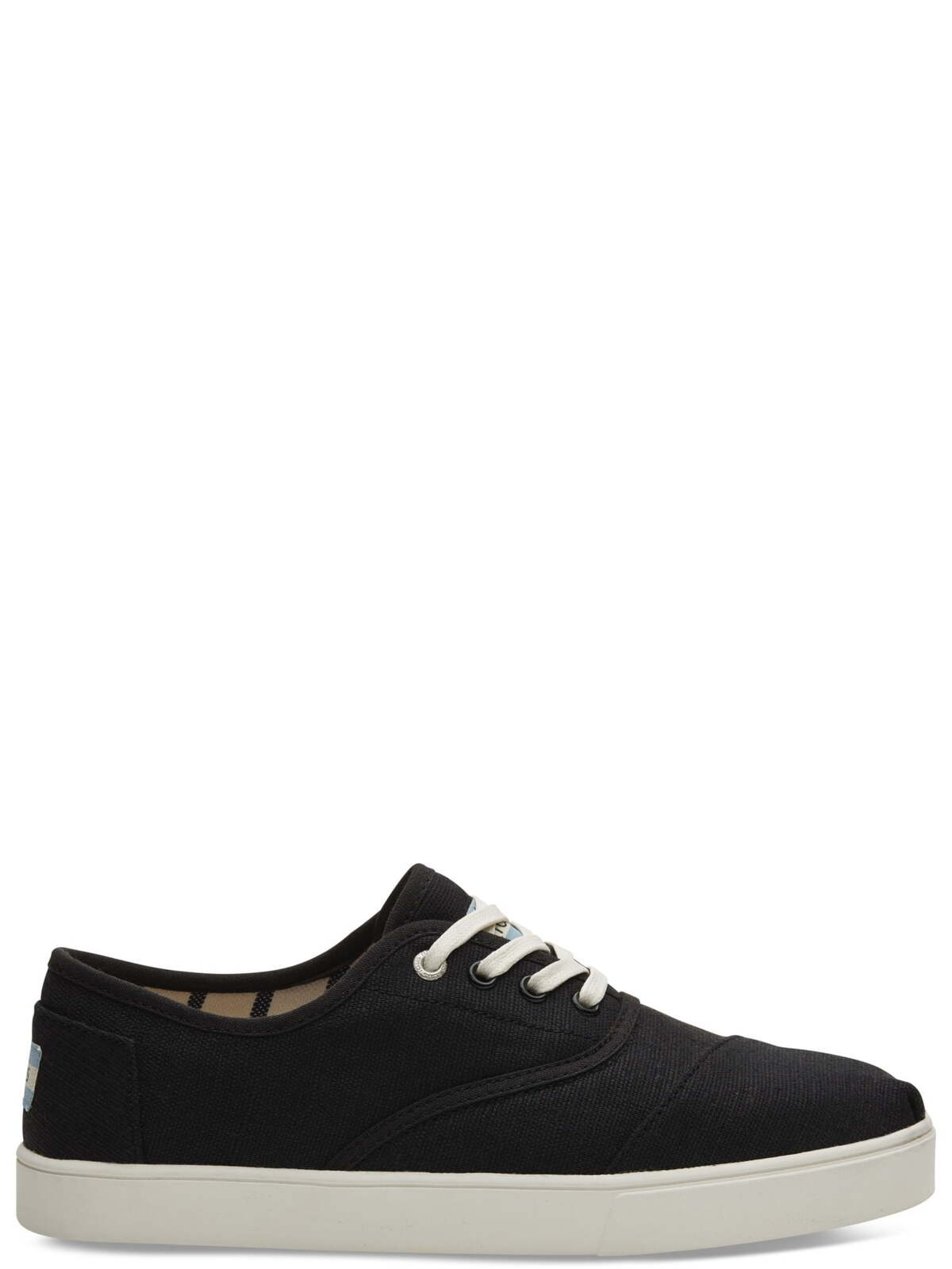 TOMS Heritage Mens Canvas Casual Shoes Sneakers Lace Up Low Cut - Black - US 10 Main image