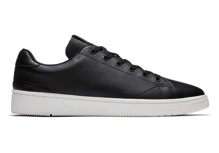 TOMS Classic Mens TRVL LITE Leather Sneakers Shoes Runners Skate - Black - US 8 Secondary image