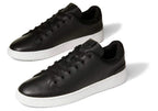 TOMS Classic Mens TRVL LITE Leather Sneakers Shoes Runners Skate - Black - US 9