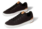 TOMS Mens TRVL LITE Canvas Trainers Sneakers Casual Shoes - Black - US 9