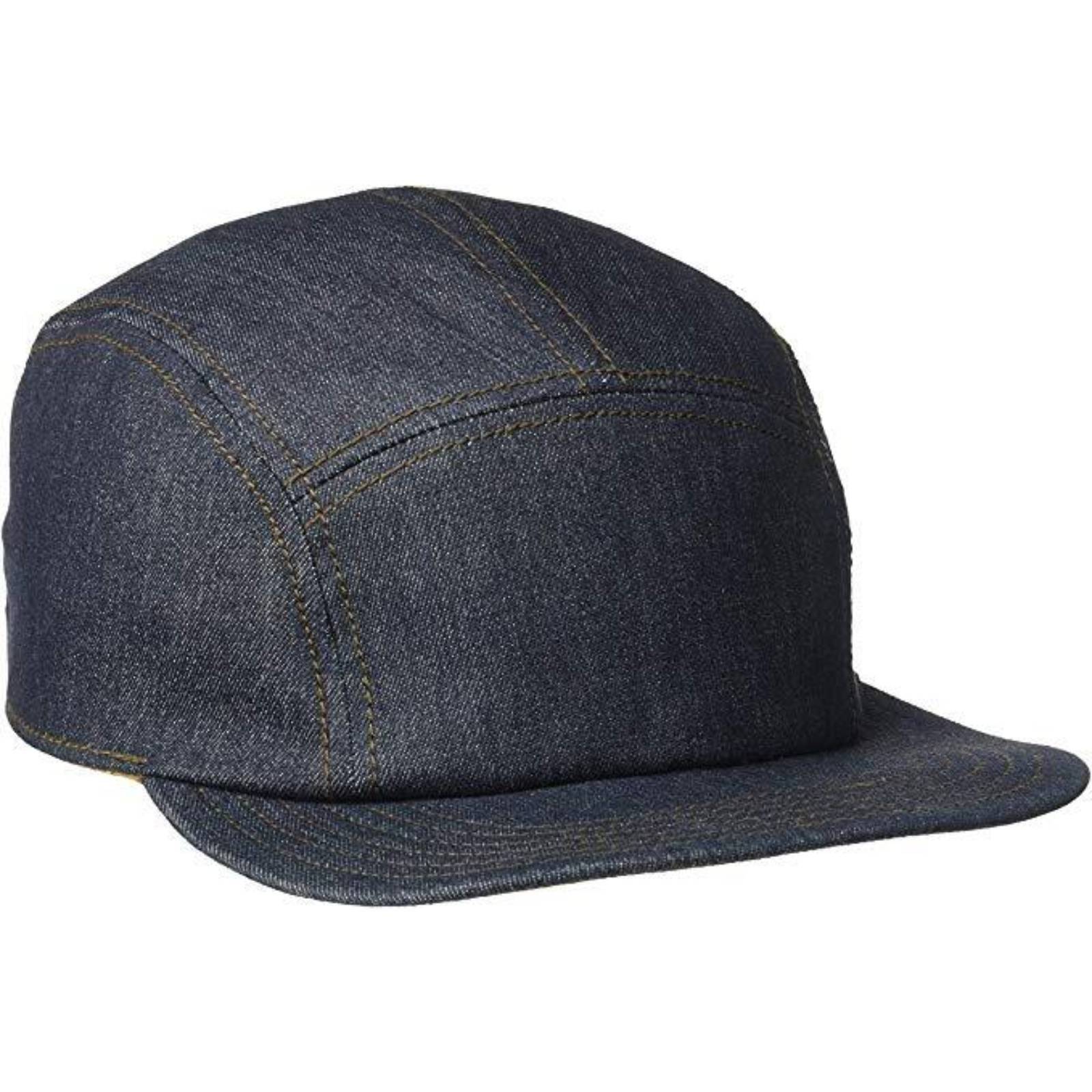 Goorin Brothers Denim Snapback Hat Jeans Baseball Trucker Cap - Navy Secondary image