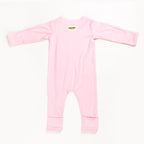 Ponchik Babies + Kids - Magnetic Bamboo Body Suit - Love - 3-6m