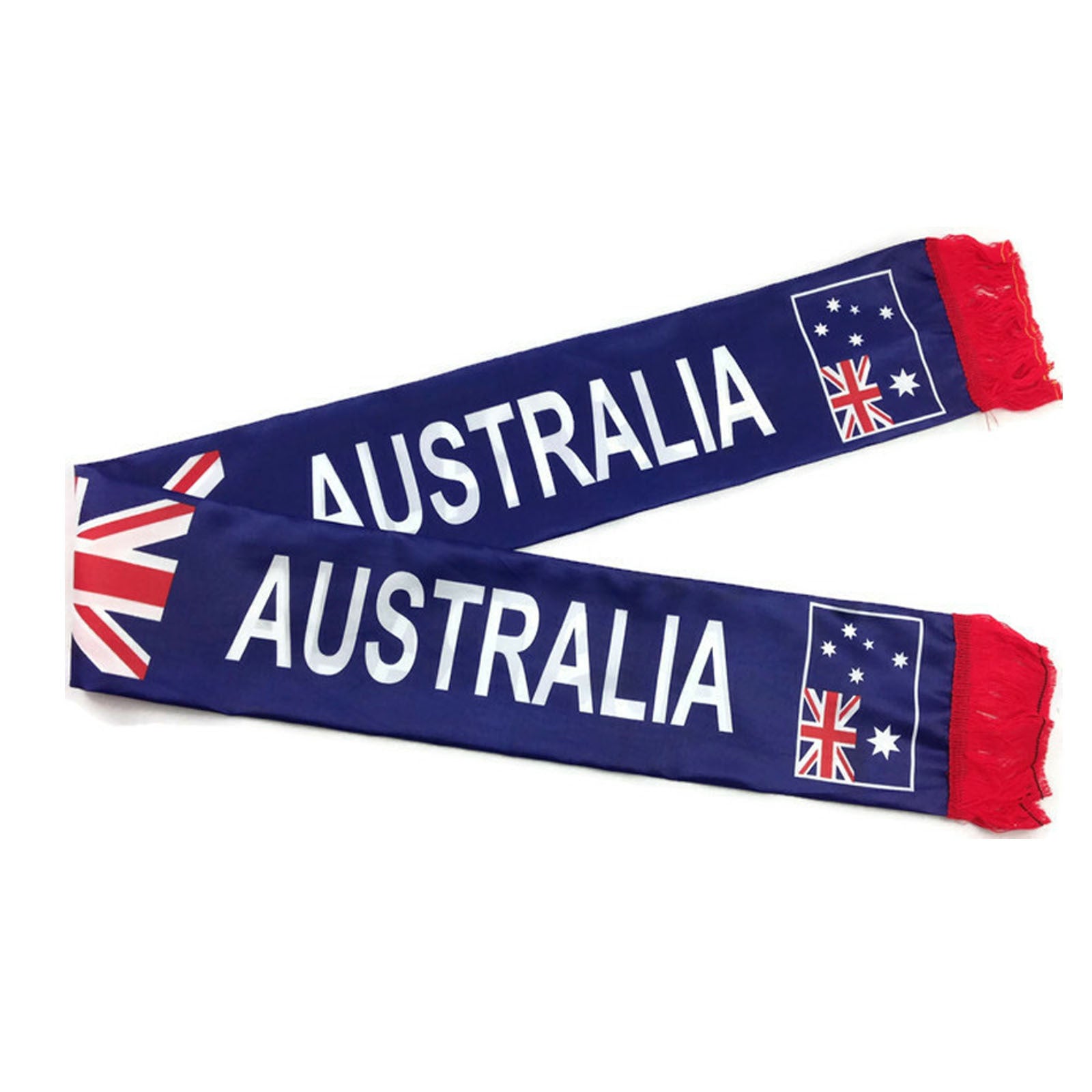 Australian National Flag SCARF Australia Day Costume Party w Fringe Souvenir Main image