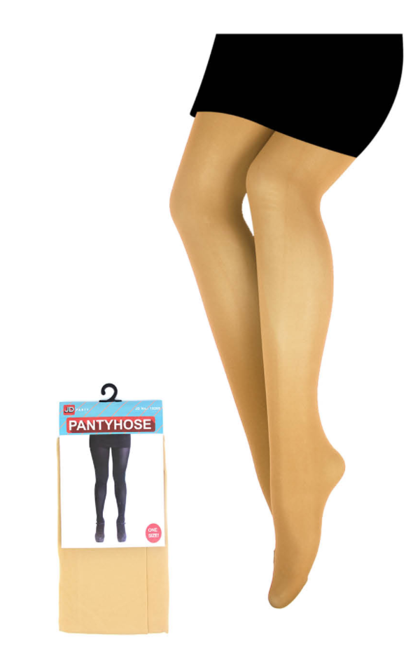 PANTYHOSE Tights Stockings Hosiery Womens Ladies Plain Colours - Beige - One Size Fits Most Main image
