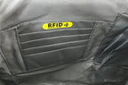 FIB Crossbody Shoulder Bag RFID Blocking Travel Wallet Strap - Black