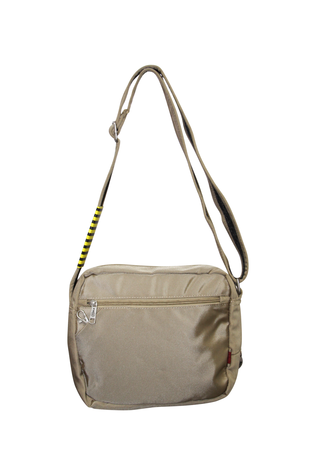 FIB Mens Crossbody Shoulder Bag Travel Satchel Adjustable Strap - Sand Main image