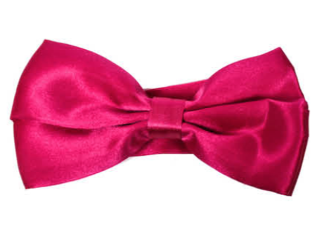 Mens BOW TIE Wedding Tuxedo Formal Bestman Necktie Classic Plain Party  - Burgundy Secondary image