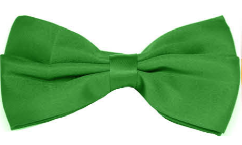 Mens BOW TIE Wedding Tuxedo Formal Bestman Necktie Classic Plain Party  - Green Main image