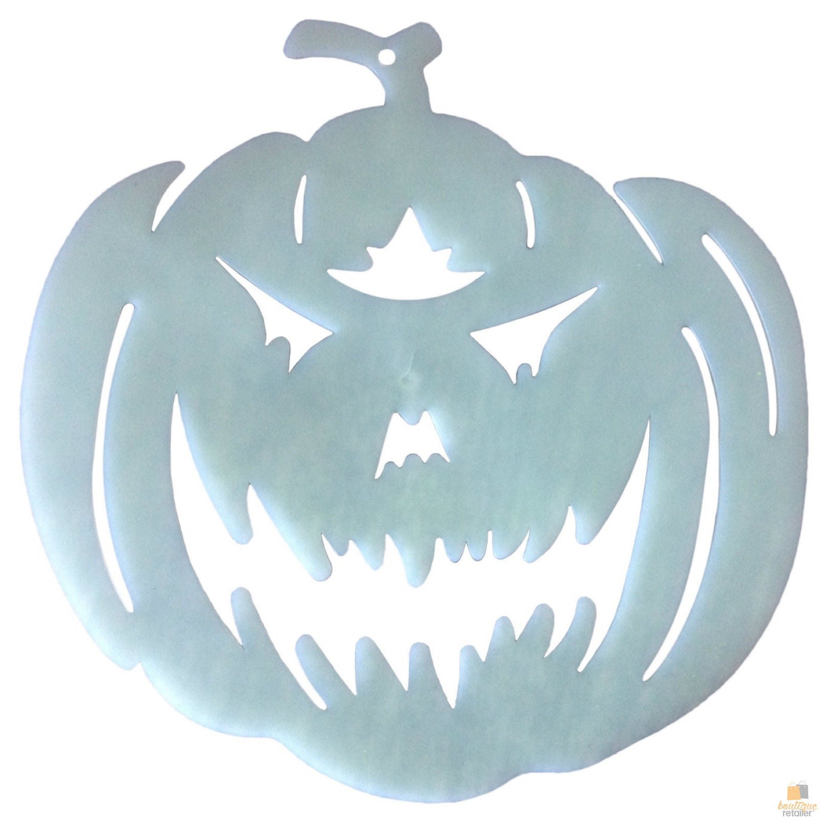 GIANT GLOW IN THE DARK PUMPKIN Halloween Face Party Decoration Decor Jack O Toy Secondary image