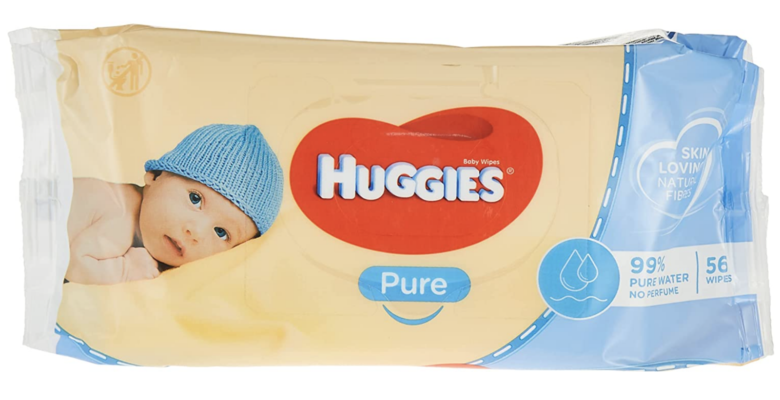 Huggies Pk56 Baby Wipes Pure Unscented Sticky Top Secondary image