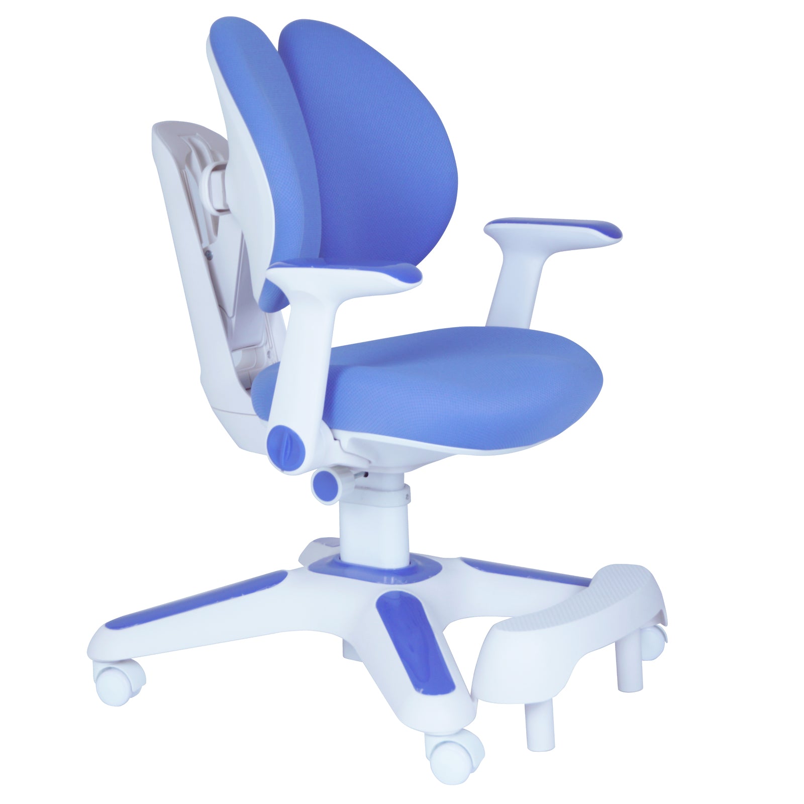 Ergonomic Children Kids Study Desk and Chair Set Height Adjustable - Blue Main image
