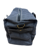 FIB 52cm Canvas Travel Duffle Bag Casual Duffel - Black