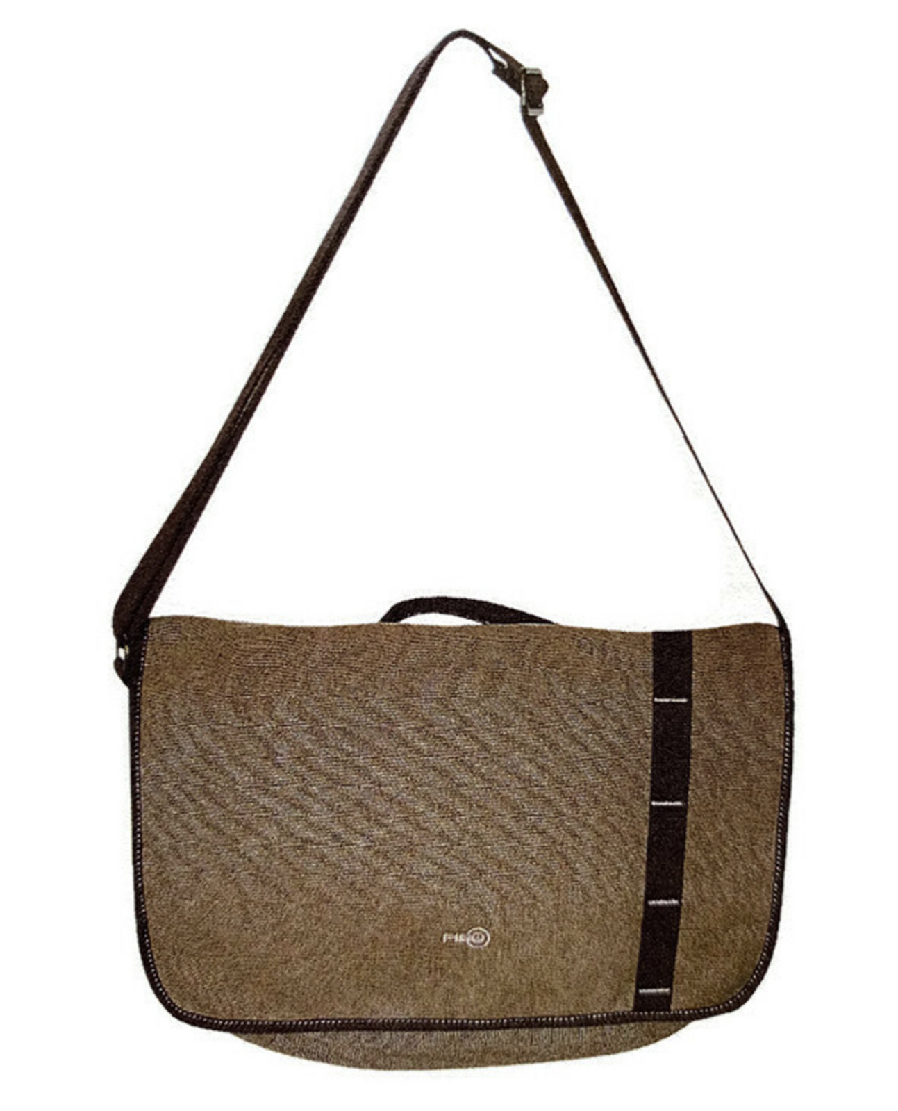 FIB Canvas Messenger Bag Laptop Tablet Uni Shoulder Travel - Khaki Main image