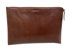 Futura Mens Document Satchel Office Travel College Bag - Brown
