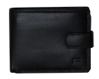 Futura Mens RFID Leather Fold Over Wallet - Black