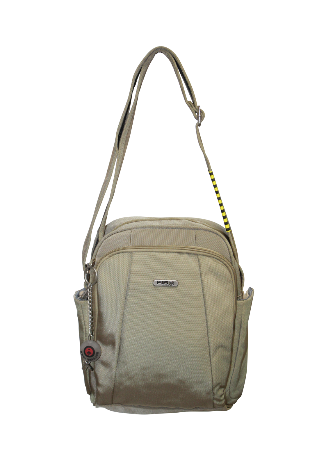 FIB Mens Tablet Crossover Travel Wallet Crossbody Shoulder Bag - Sand Main image