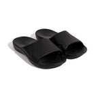 Archline Rebound Orthotic Slides Flip Flop Thongs Slip On Arch Support - Black - Euro 46
