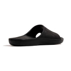 Archline Rebound Orthotic Slides Flip Flop Thongs Slip On Arch Support - Black - Euro 47
