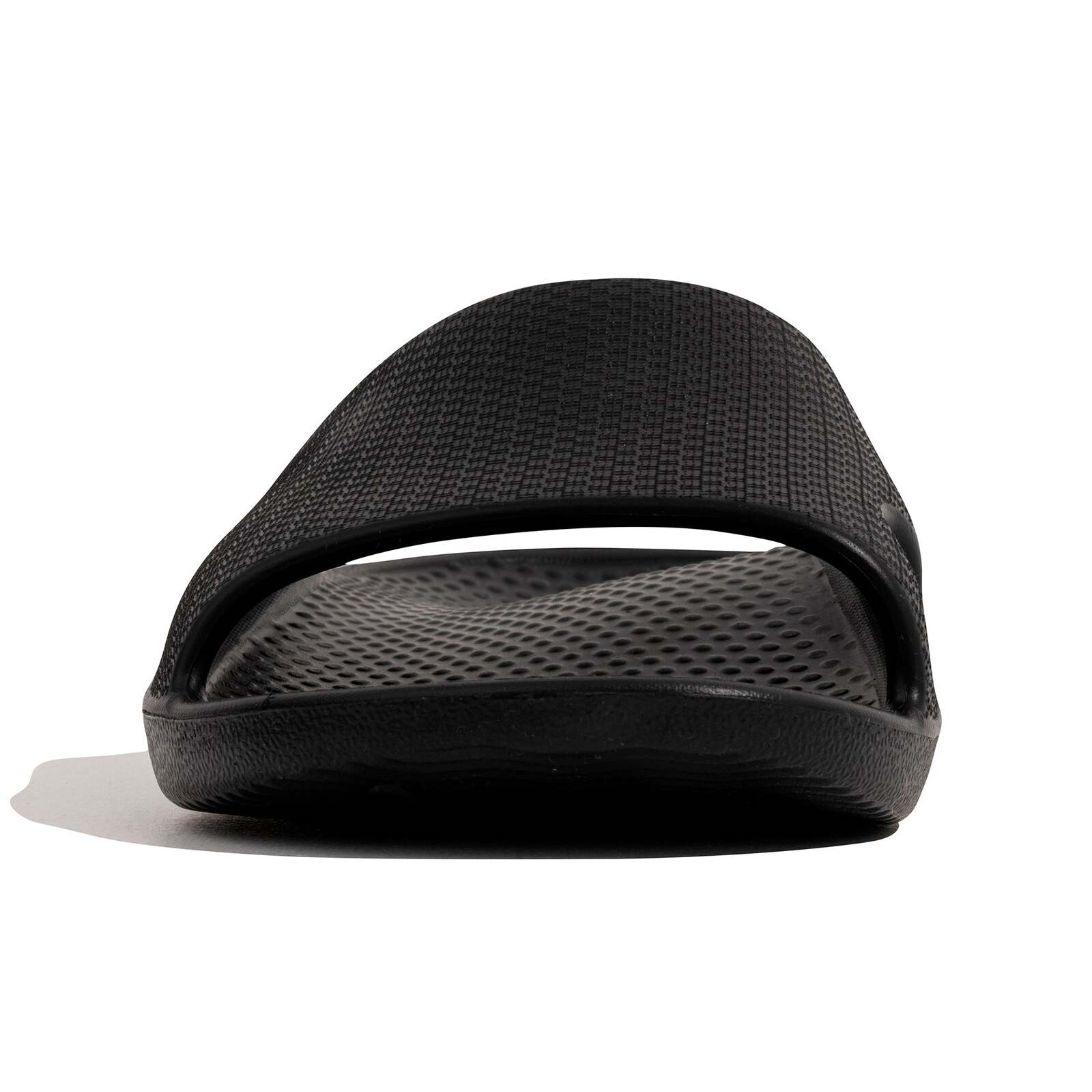 Archline Rebound Orthotic Slides Flip Flop Thongs Slip On Arch Support - Black - Euro 47