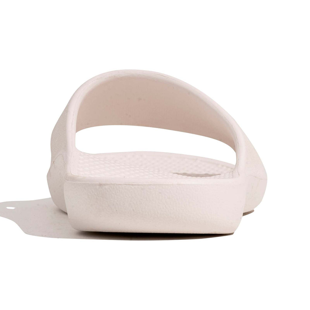 Archline Rebound Orthotic Slides Flip Flop Thongs Slip On Arch Support - White - Euro 37