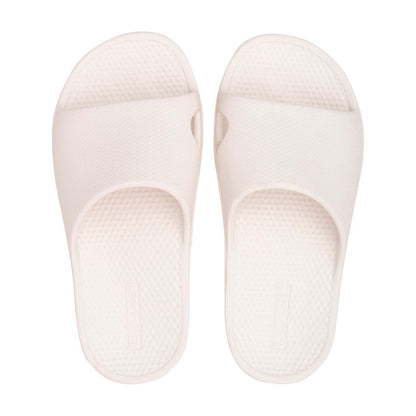 Archline Rebound Orthotic Slides Flip Flop Thongs Slip On Arch Support - White - Euro 44