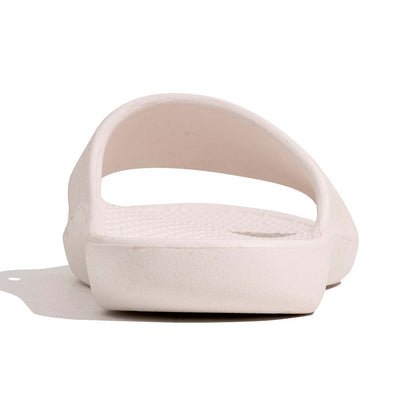 Archline Rebound Orthotic Slides Flip Flop Thongs Slip On Arch Support - White - Euro 47