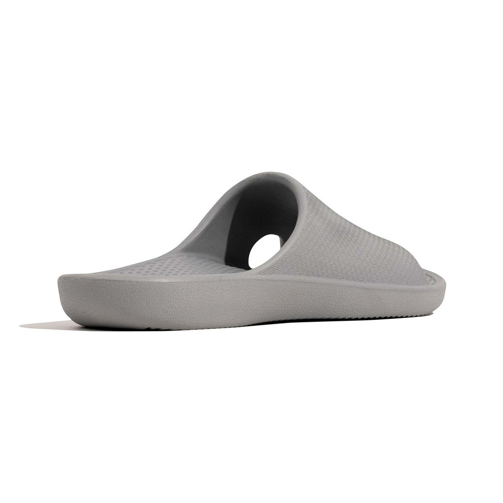 Archline Rebound Orthotic Slides Flip Flop Thongs Slip On Arch Support - Stone Grey - Euro 39
